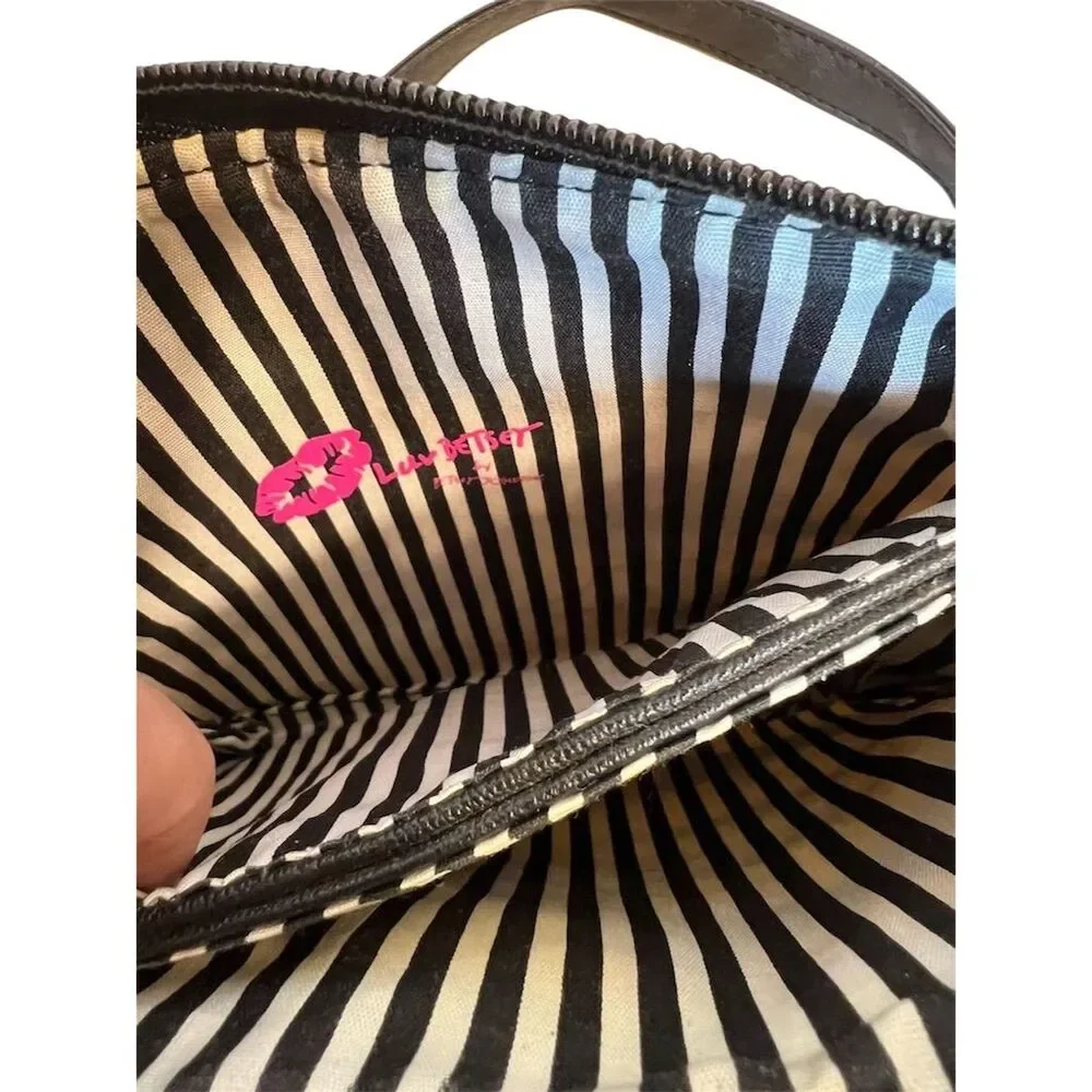 Betsey Johnson LUV Betsey Pink Roses Crossbody Bag NWOT